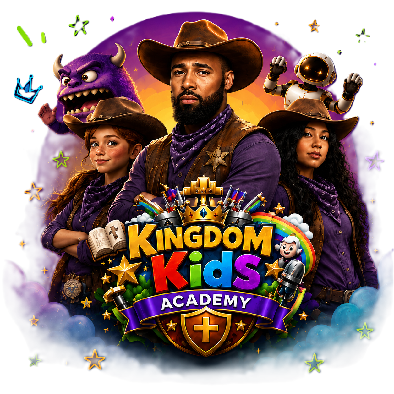 Kingdom Kids Academy Illustration